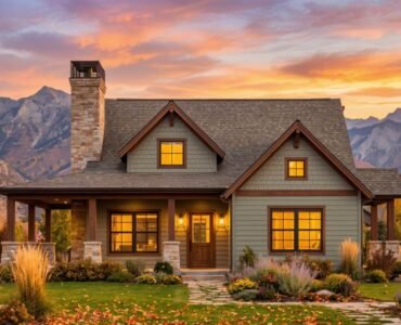 3-Bedroom Mountain Country House Plan with Wrap-Around Porch